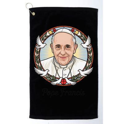 Pope Francis Design Catholic Christian Devotees Souvenir Golf Towel