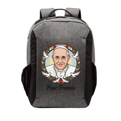 Pope Francis Design Catholic Christian Devotees Souvenir Vector Backpack