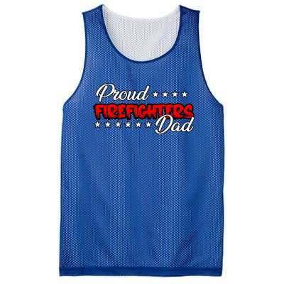 Proud Firefighters Dad Great Gift Mesh Reversible Basketball Jersey Tank