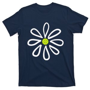 Pickleball  Flower Daisy Pickleball Center T-Shirt