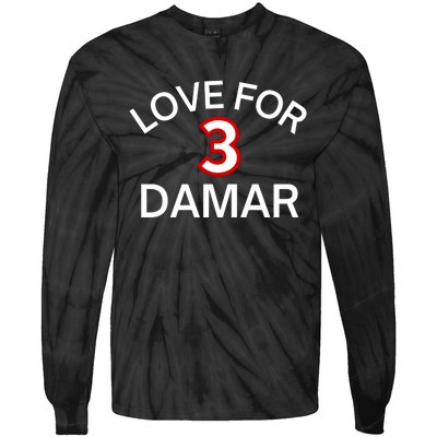 Pray For Damar 3 Damar Hamlin Support Damar Love For Damar Lover Tie-Dye Long Sleeve Shirt