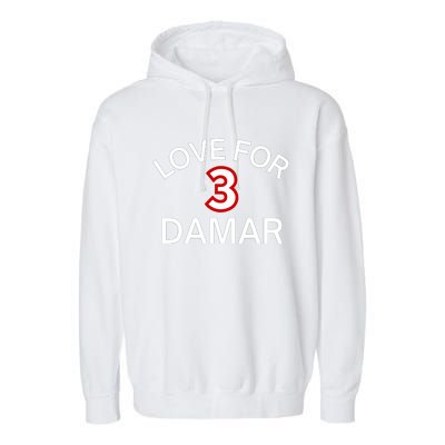 Pray For Damar 3 Damar Hamlin Support Damar Love For Damar Lover Garment-Dyed Fleece Hoodie