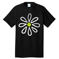 Pickleball Flower Daisy Pickleball Center Tall T-Shirt