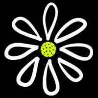 Pickleball Flower Daisy Pickleball Center Impact Tech Backpack