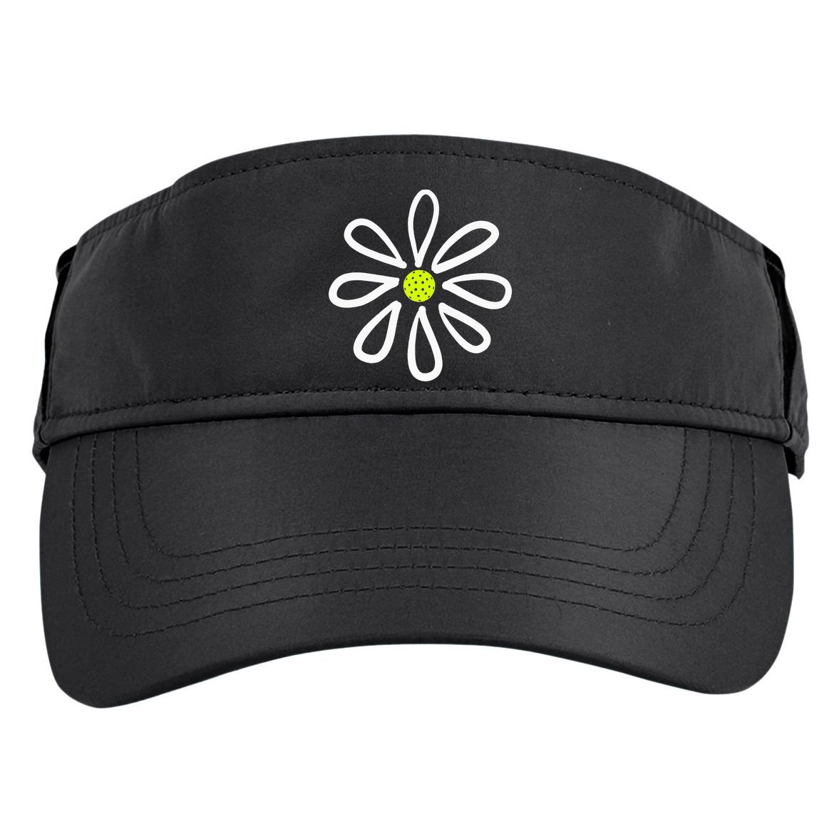Pickleball Flower Daisy Pickleball Center Adult Drive Performance Visor
