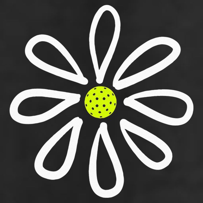 Pickleball Flower Daisy Pickleball Center Adult Drive Performance Visor