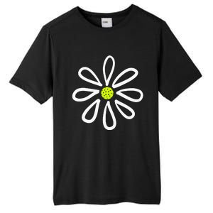 Pickleball Flower Daisy Pickleball Center Tall Fusion ChromaSoft Performance T-Shirt