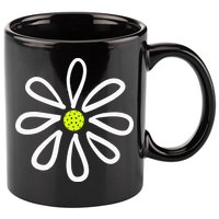 Pickleball Flower Daisy Pickleball Center 11oz C Handle Ceramic Mug