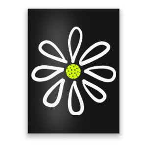 Pickleball Flower Daisy Pickleball Center Poster