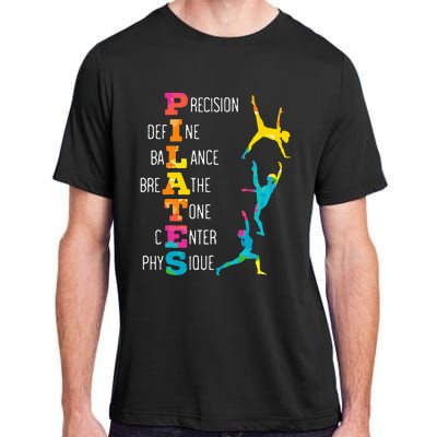 Pilates Fitness Exercise Training Contrology Meditation Adult ChromaSoft Performance T-Shirt