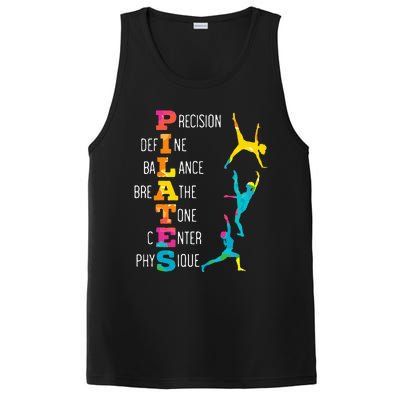 Pilates Fitness Exercise Training Contrology Meditation PosiCharge Competitor Tank