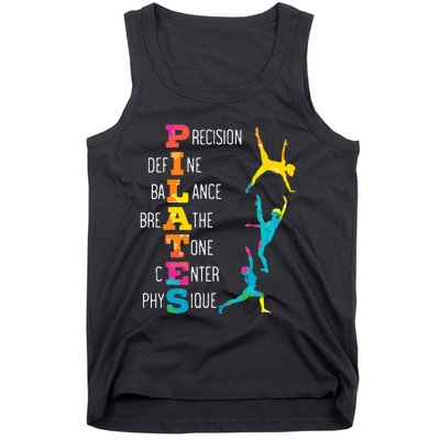 Pilates Fitness Exercise Training Contrology Meditation Tank Top