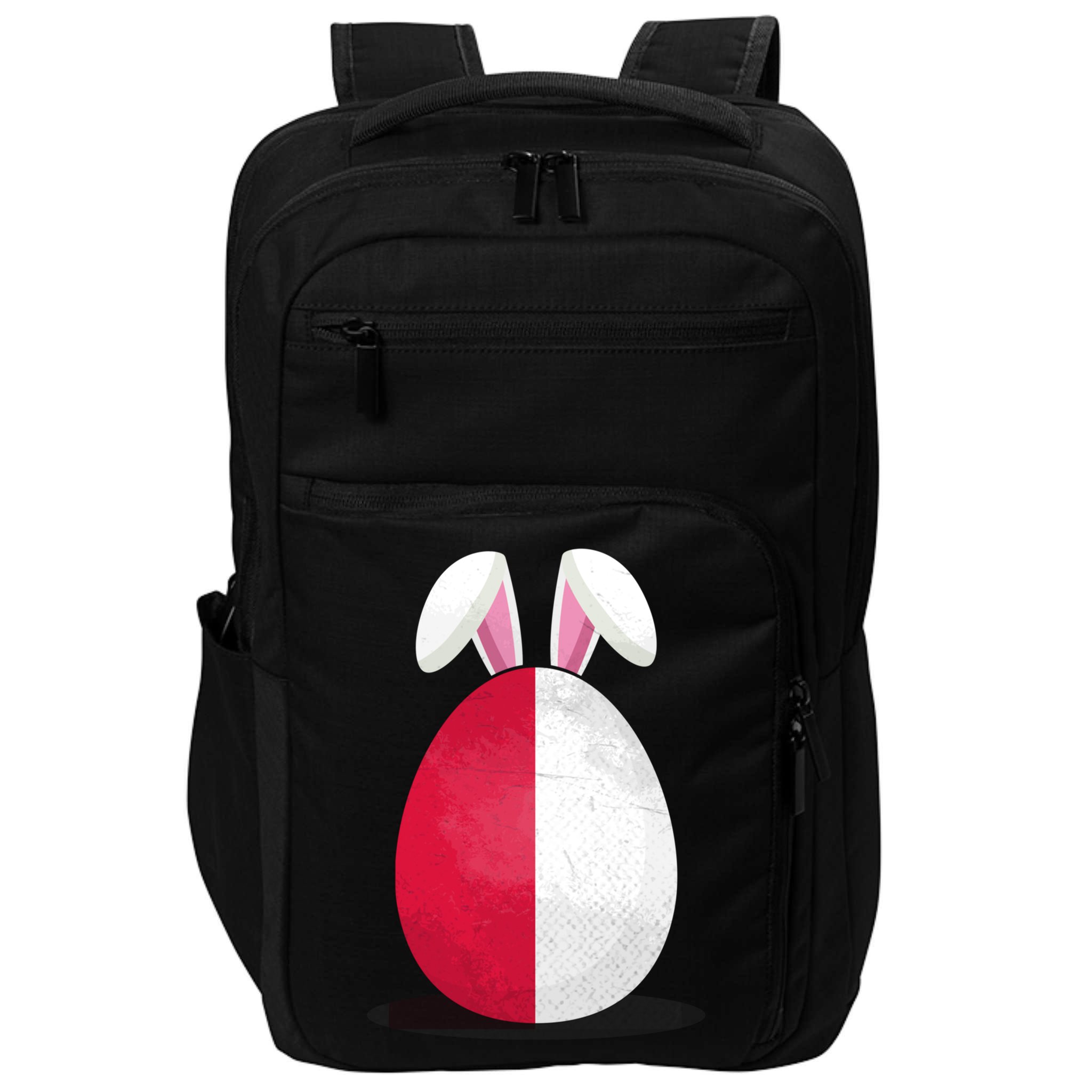 Poland Flag Egg Bunny Ears Polish Easter Sunday Great Gift Impact Tech Backpack