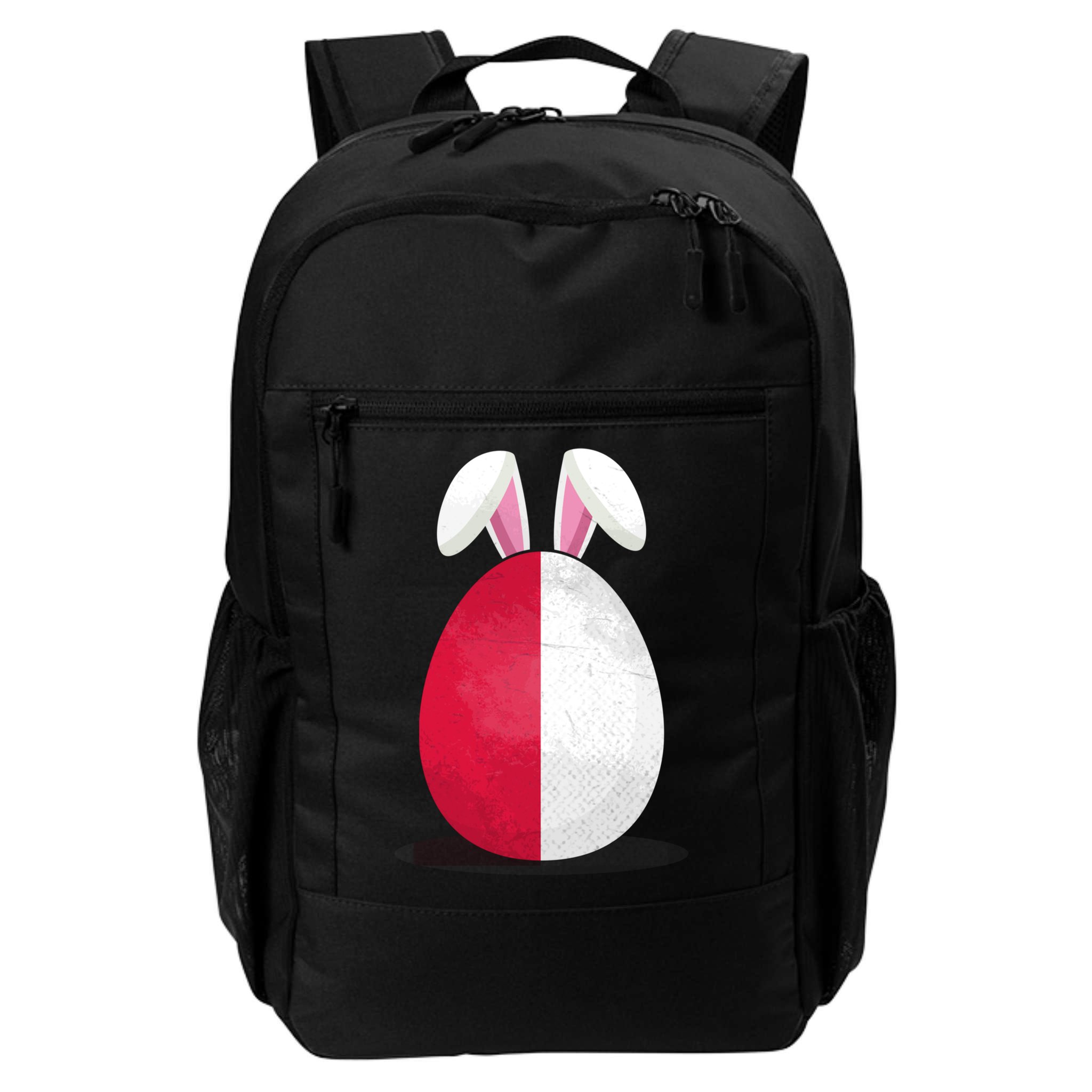 Poland Flag Egg Bunny Ears Polish Easter Sunday Great Gift Backpack