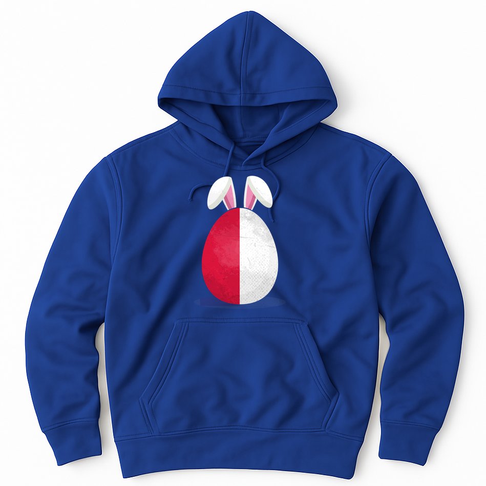 Poland Flag Egg Bunny Ears Polish Easter Sunday Great Gift Hoodie
