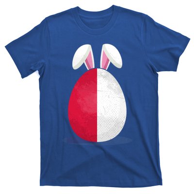 Poland Flag Egg Bunny Ears Polish Easter Sunday Great Gift T-Shirt