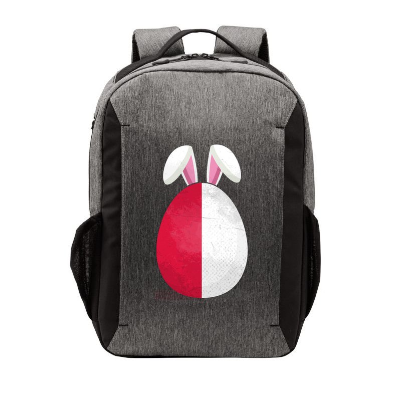 Poland Flag Egg Bunny Ears Polish Easter Sunday Great Gift Vector Backpack