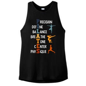 Pilates Fitness Exercise Training Pilates Lover Gift Ladies PosiCharge Tri-Blend Wicking Tank