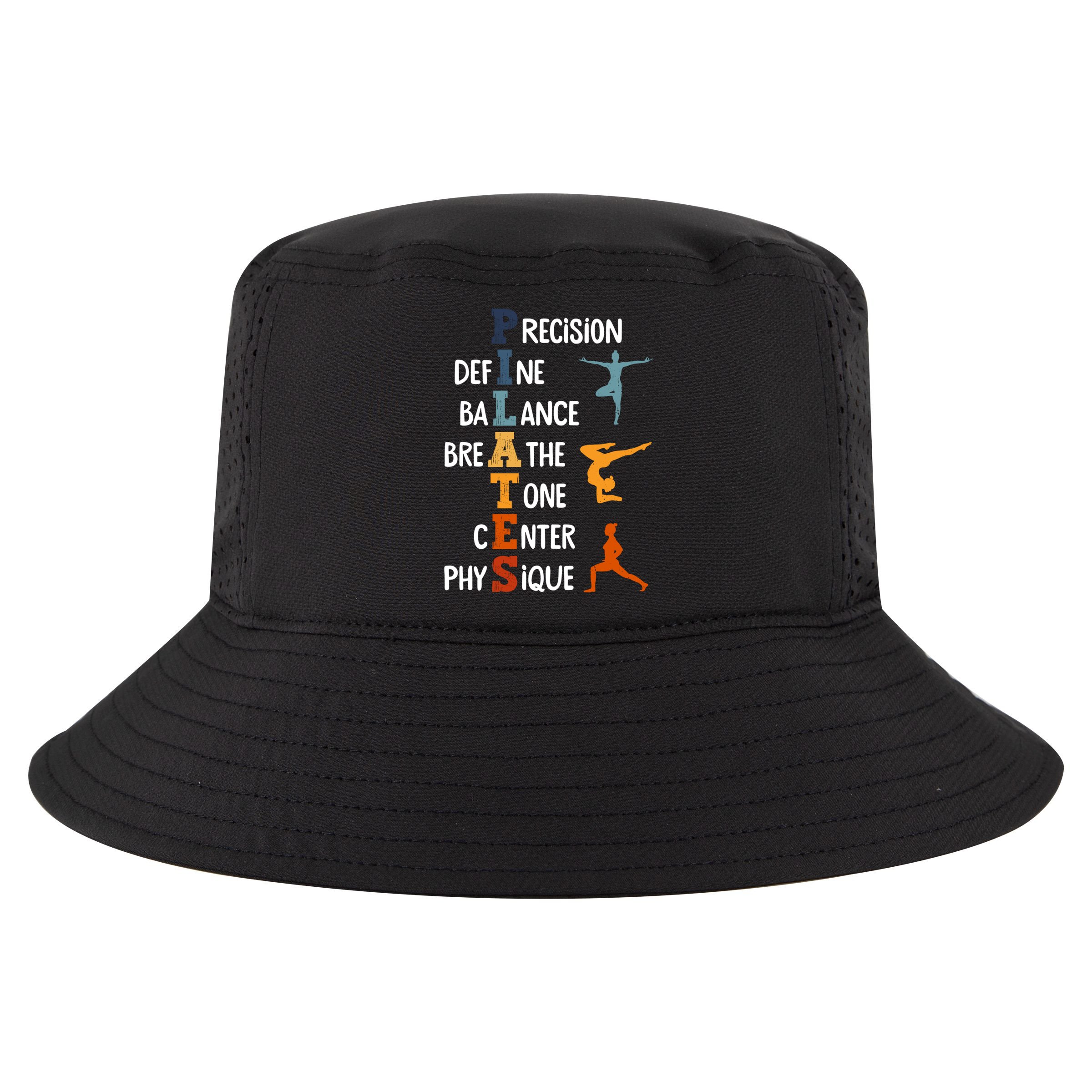 Pilates Fitness Exercise Training Pilates Lover Gift Cool Comfort Performance Bucket Hat