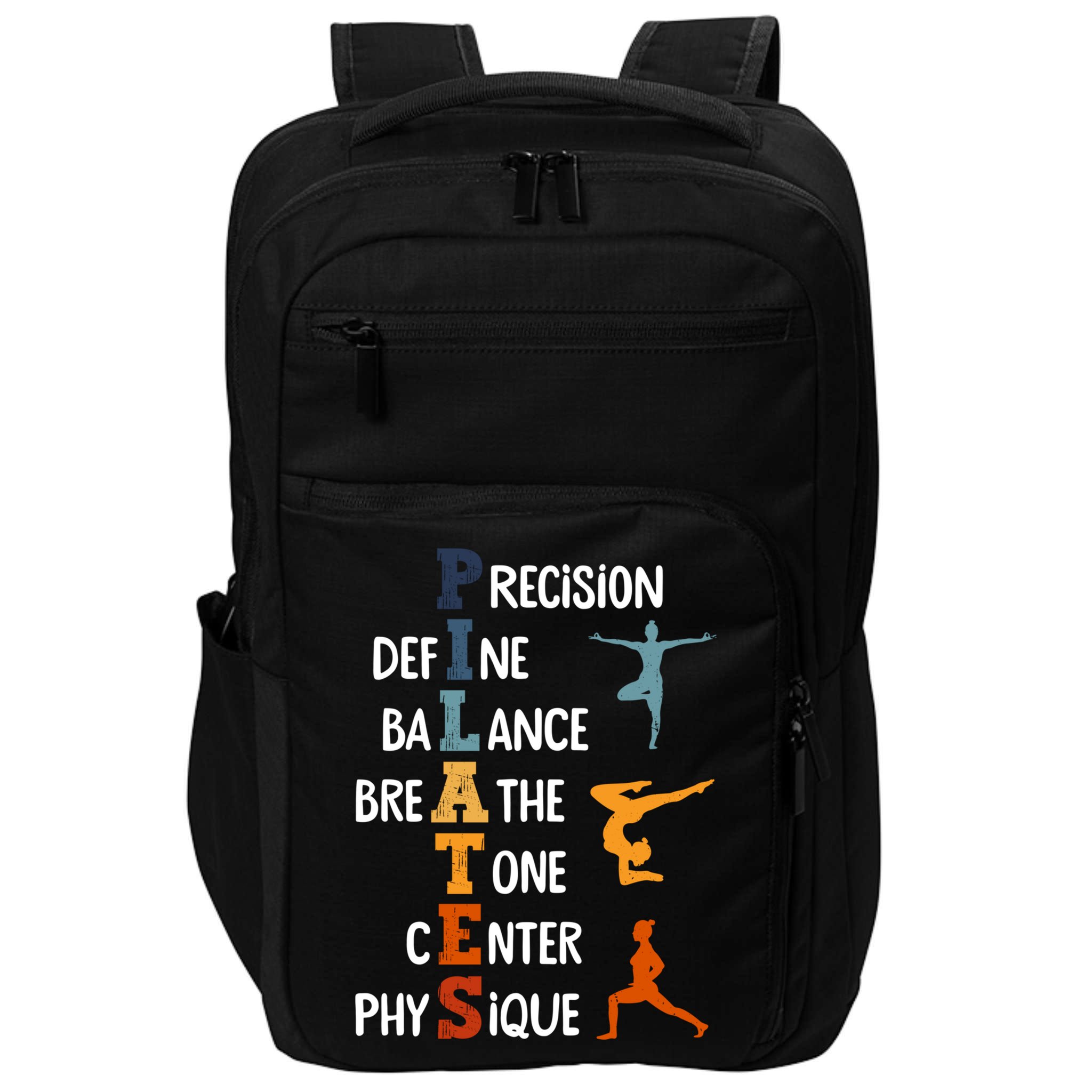 Pilates Fitness Exercise Training Pilates Lover Gift Impact Tech Backpack