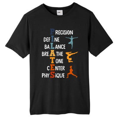 Pilates Fitness Exercise Training Pilates Lover Gift Tall Fusion ChromaSoft Performance T-Shirt