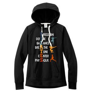 Pilates Fitness Exercise Training Pilates Lover Gift Women's Fleece Hoodie