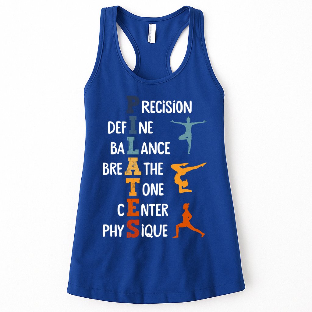 Pilates Fitness Exercise Training Pilates Lover Gift Womens Tank Top