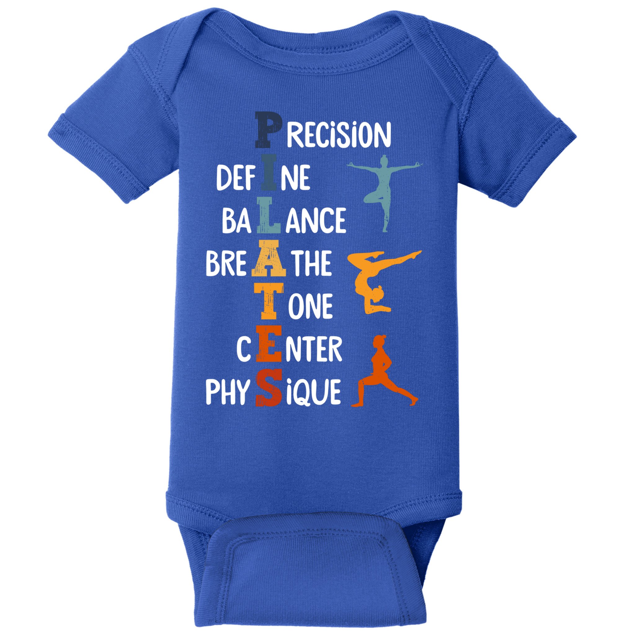 Pilates Fitness Exercise Training Pilates Lover Gift Baby Bodysuit