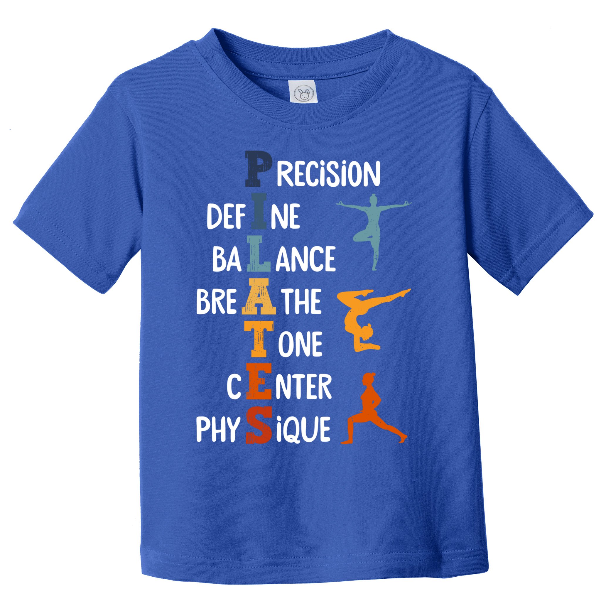 Pilates Fitness Exercise Training Pilates Lover Gift Toddler T-Shirt