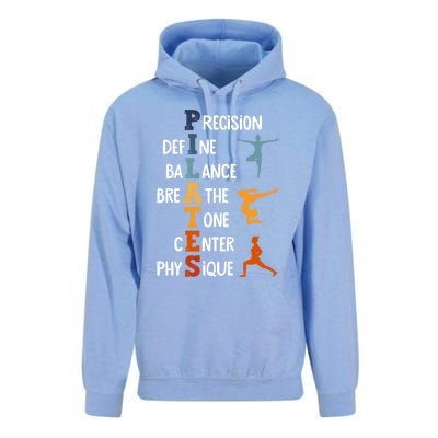 Pilates Fitness Exercise Training Pilates Lover Gift Unisex Surf Hoodie