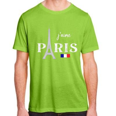 Paris France Eiffel Tower Souvenir Adult ChromaSoft Performance T-Shirt