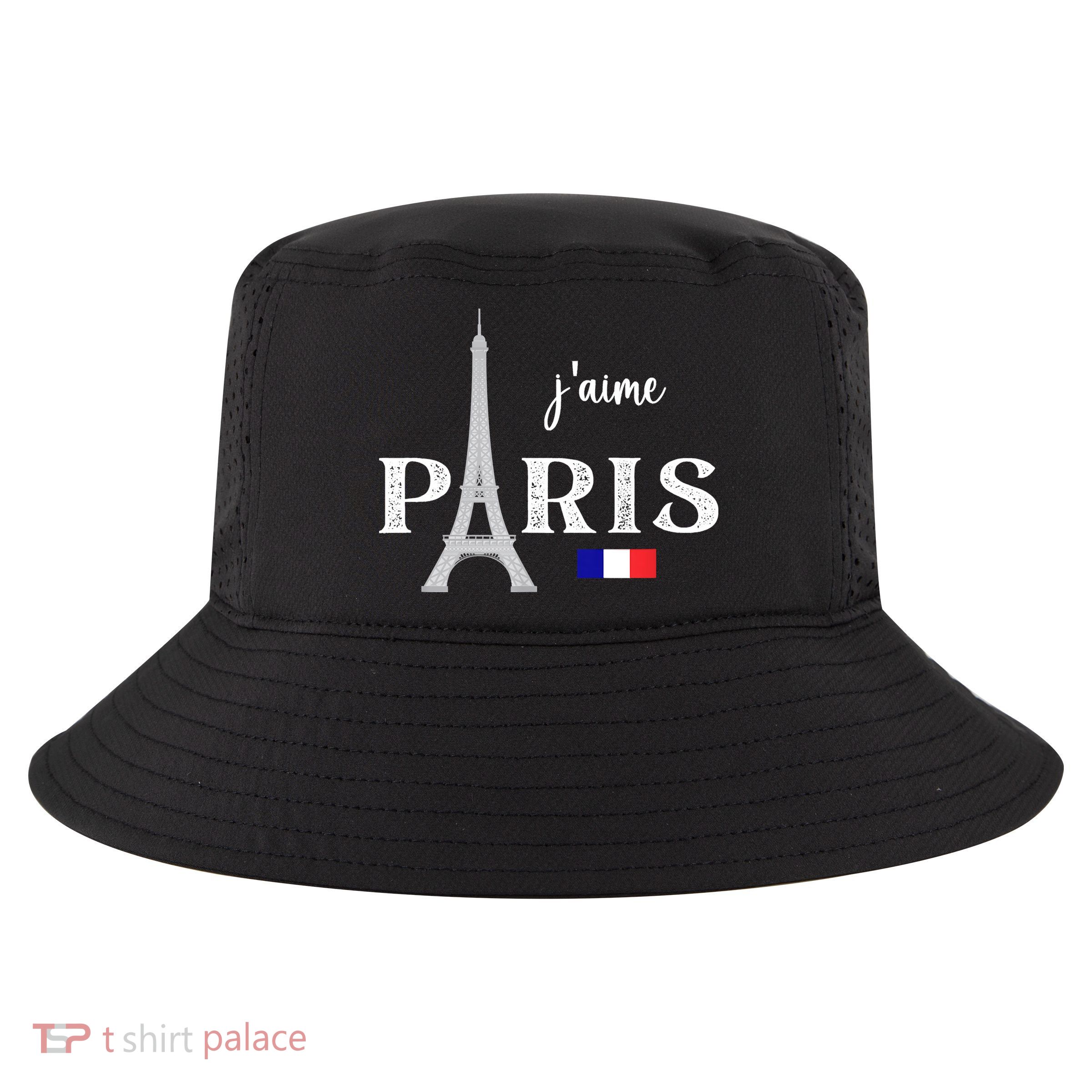 Paris France Eiffel Tower Souvenir Cool Comfort Performance Bucket Hat