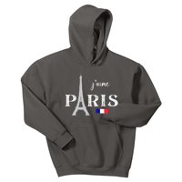 Paris France Eiffel Tower Souvenir Kids Hoodie