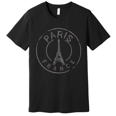 Paris France Eiffel Tower Love Premium T-Shirt