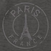 Paris France Eiffel Tower Love Vector Backpack