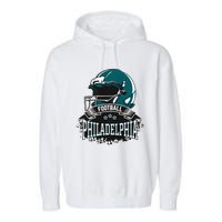 Philadelphia Football Eagle Football Philadelphia Football Champion Garment-Dyed Fleece Hoodie