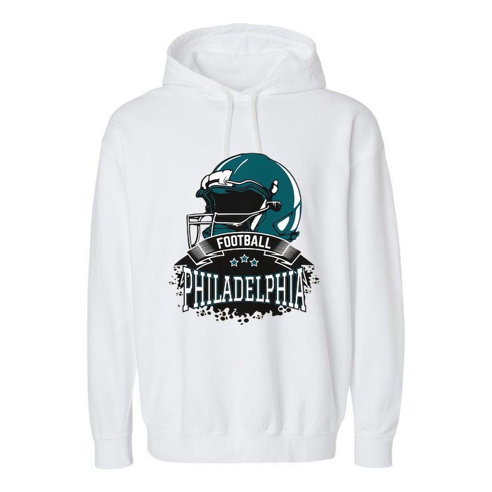 Philadelphia Football Eagle Football Philadelphia Football Champion Garment-Dyed Fleece Hoodie