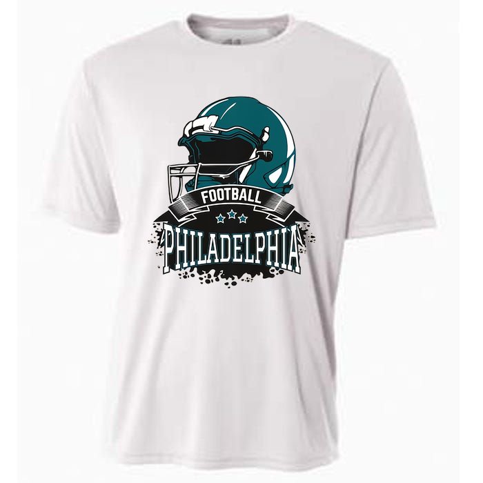 Philadelphia Football Eagle Football Philadelphia Football Champion Cooling Performance Crew T-Shirt