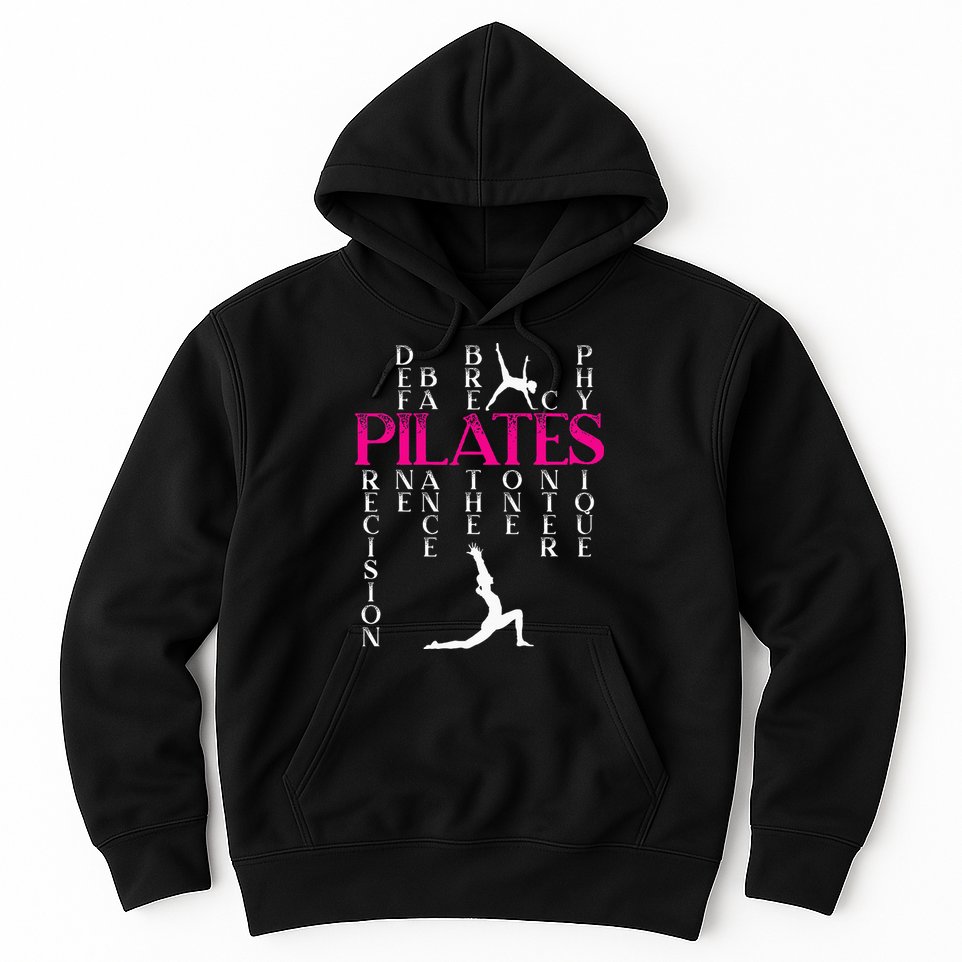 Pilates Fitness Exercise Training Contrology Meditation Hoodie