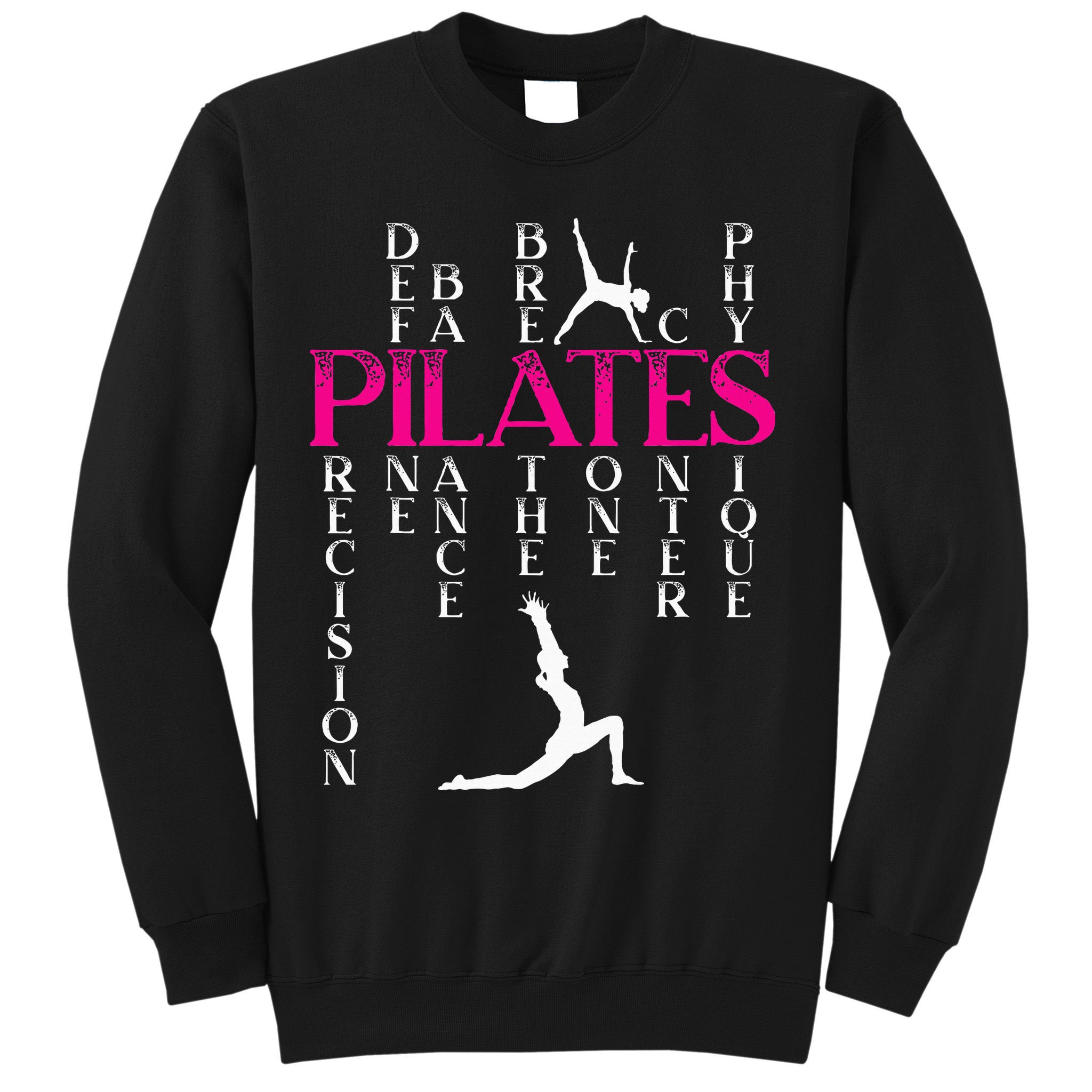 Pilates Fitness Exercise Training Contrology Meditation Sweatshirt