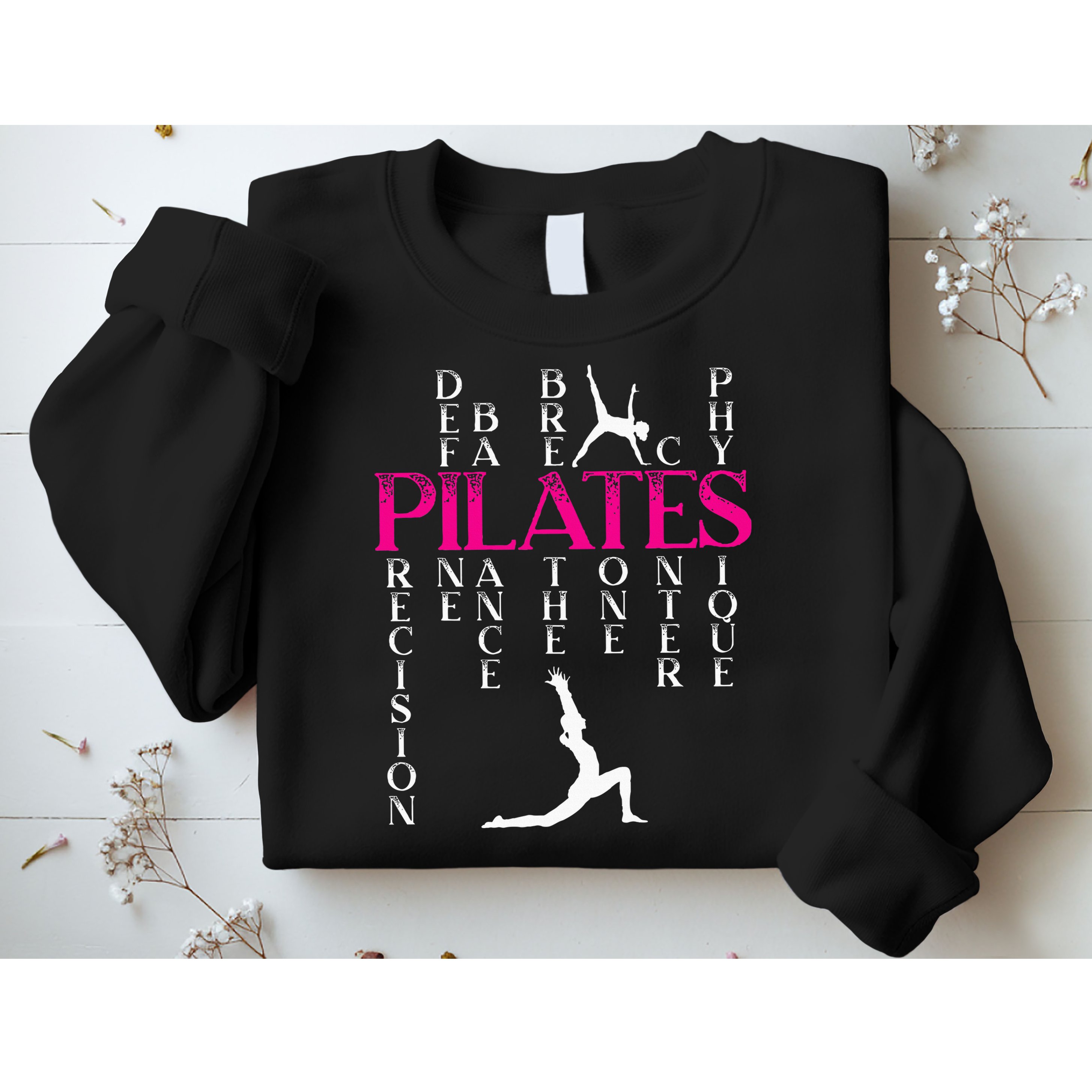 Pilates Fitness Exercise Training Contrology Meditation Sweatshirt