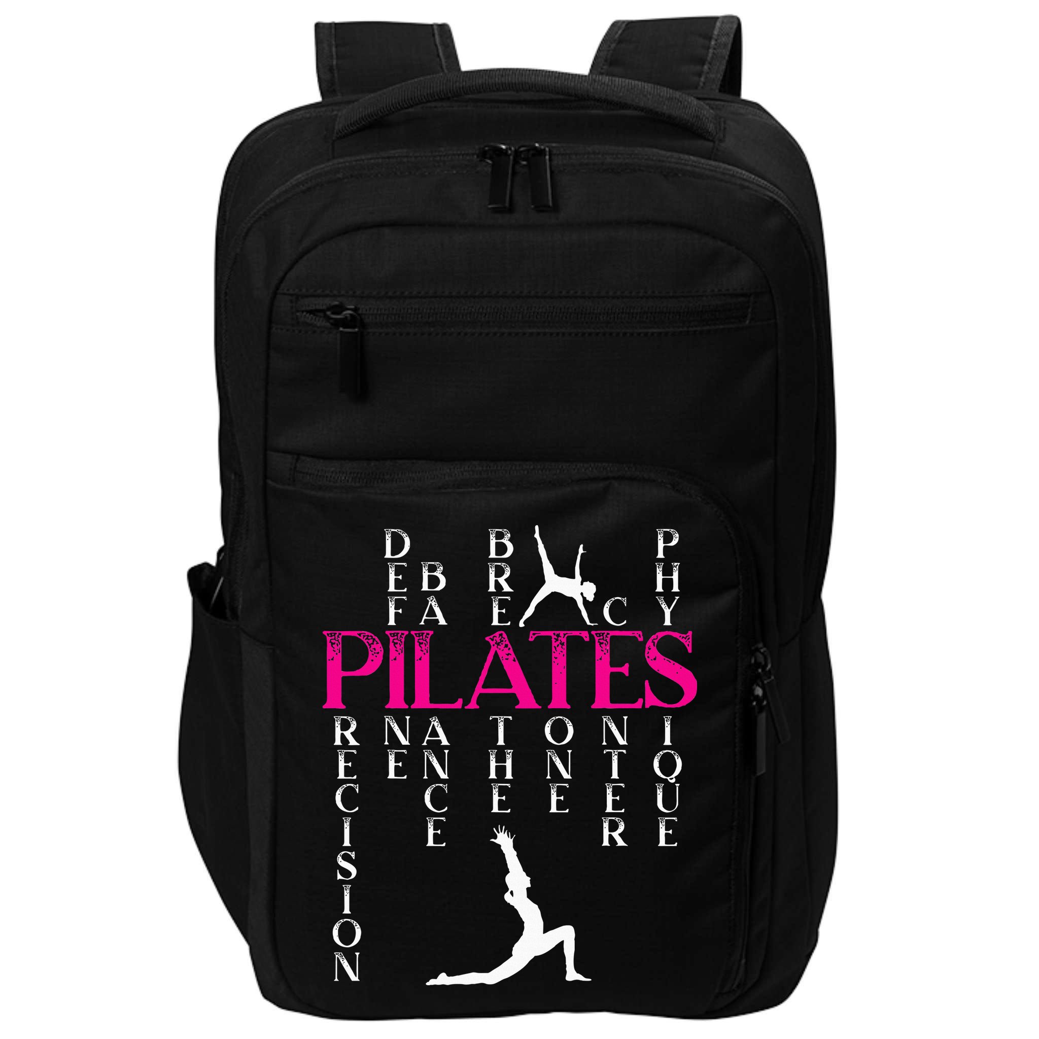 Pilates Fitness Exercise Training Contrology Meditation Impact Tech Backpack
