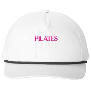 Pilates Fitness Exercise Training Contrology Meditation Snapback Five-Panel Rope Hat