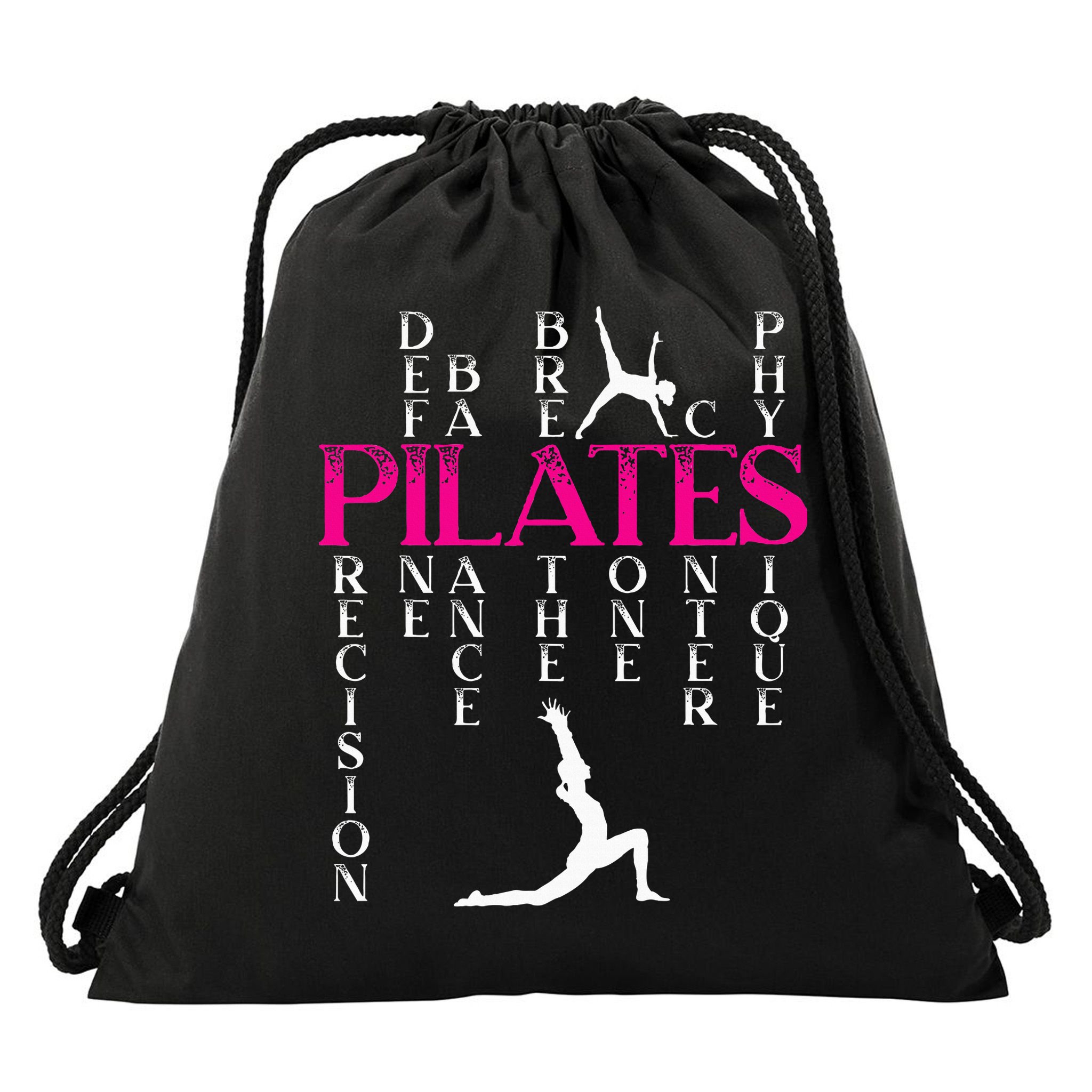 Pilates Fitness Exercise Training Contrology Meditation Drawstring Bag