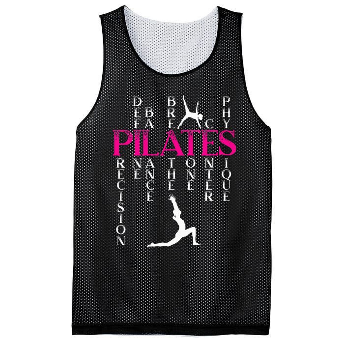 Pilates Fitness Exercise Training Contrology Meditation Mesh Reversible Basketball Jersey Tank