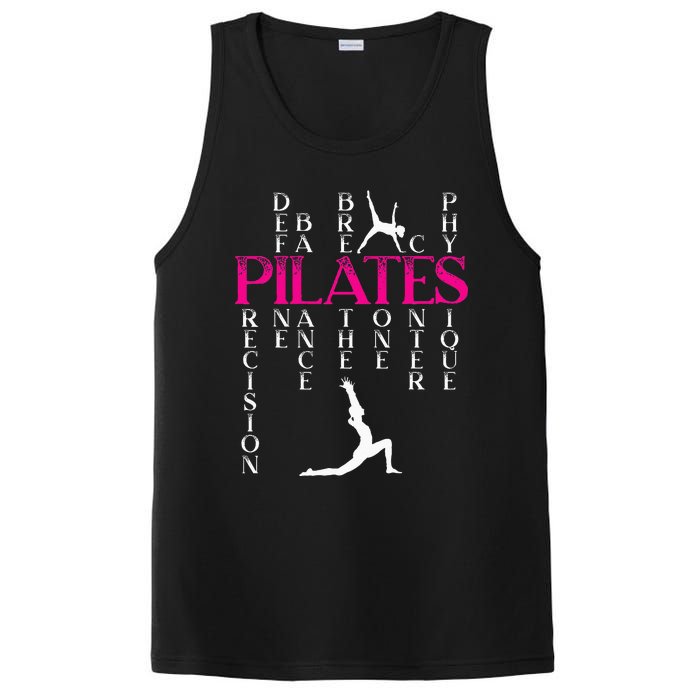 Pilates Fitness Exercise Training Contrology Meditation PosiCharge Competitor Tank