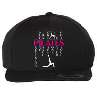 Pilates Fitness Exercise Training Contrology Meditation Wool Snapback Cap