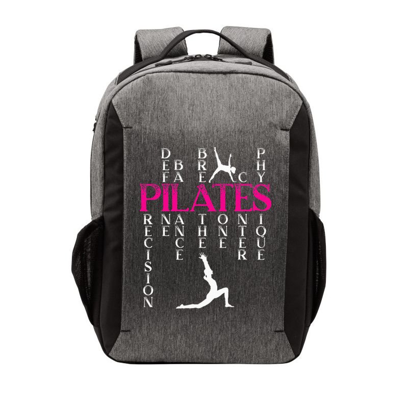 Pilates Fitness Exercise Training Contrology Meditation Vector Backpack