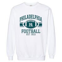 Philadelphia Football Est 1933 Eagle Football Philadelphia Football Champion Garment-Dyed Sweatshirt