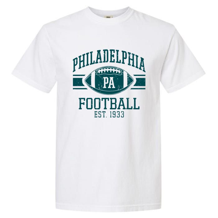 Philadelphia Football Est 1933 Eagle Football Philadelphia Football Champion Garment-Dyed Heavyweight T-Shirt